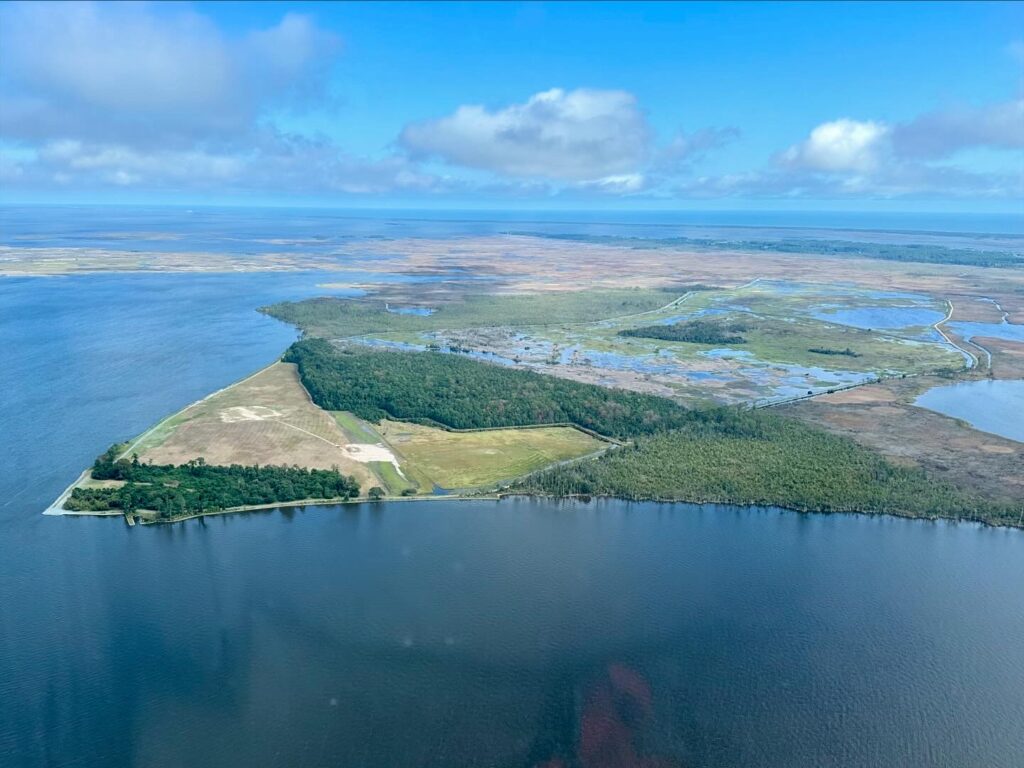 Mackay Island National Wildlife Refuge near Outer Banks