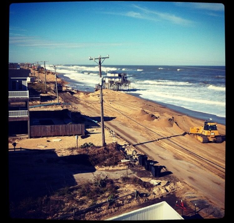 Kitty Hawk Beach Road Damage