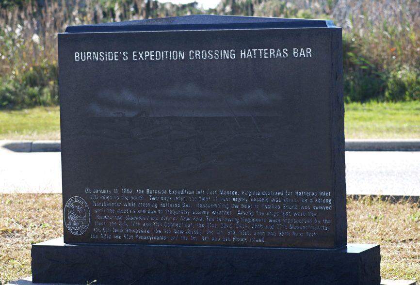 Burnside Crossing the Hatteras Bar