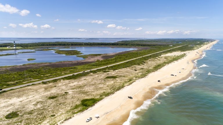 Bodie Island Beach and Lighthouse