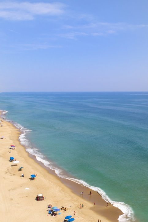 Outer Banks Beach Aerial Summer 2020